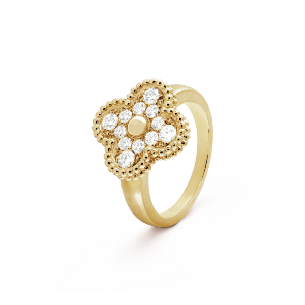 Toxse Vintage Alhambra Diamonds Ring