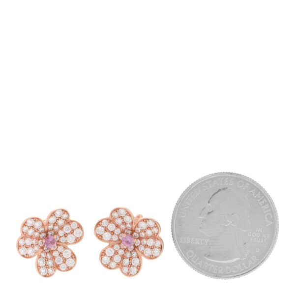 Toxse Frivole Pink Sapphire Earrings - Image 3