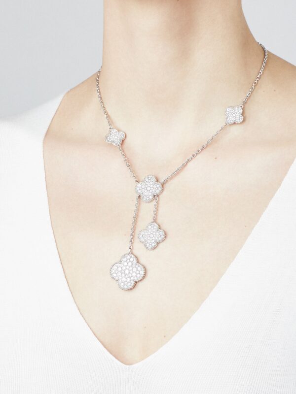Toxse Magic Alhambra Six Motifs Diamonds Necklace - Image 2