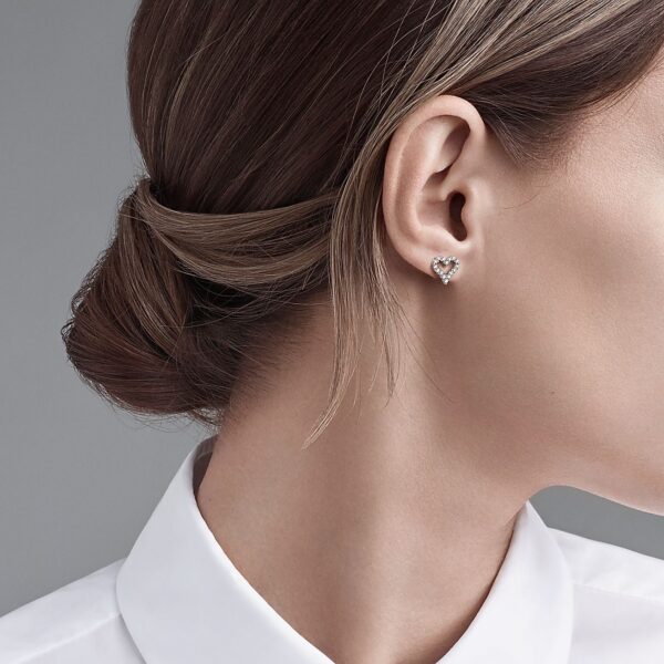 Toxse Heart Diamonds Earrings - Image 4