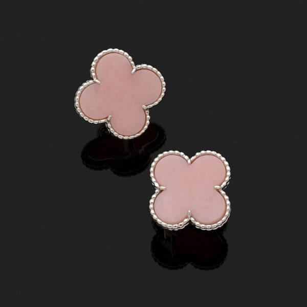 Toxse Magic Alhambra Pink Opale Earrings - Image 3