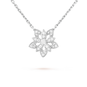 Toxse Lotus Openwork Pendant Necklace