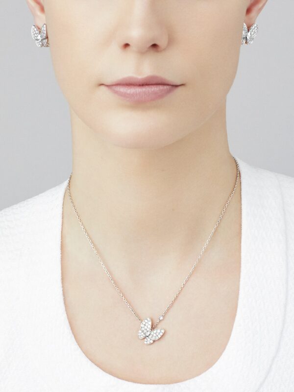 Toxse Two Butterfly Diamonds Earrings - Image 2