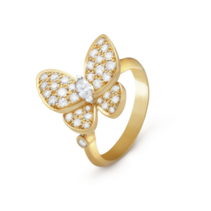 Toxse Two Butterfly Ring