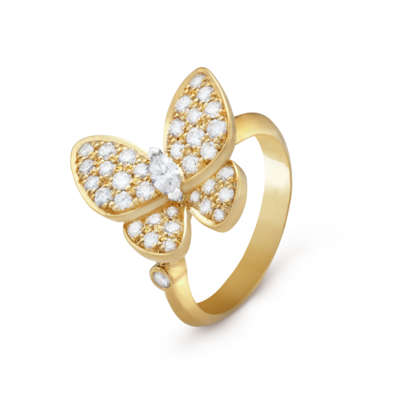 Toxse Two Butterfly Ring