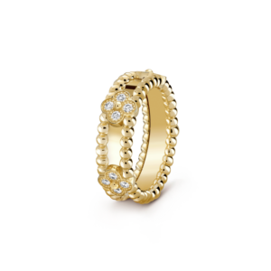 Toxse Wide Clovers Perlée Ring