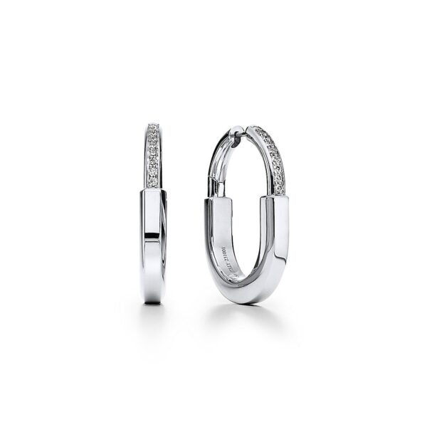 Toxse T Lock Diamonds Medium Earrings - Image 2