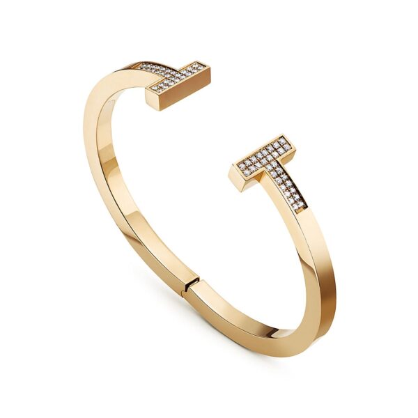 Toxse T Diamond Open Square Bracelet - Image 8