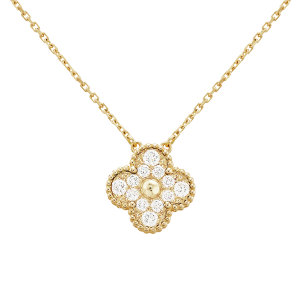 Toxse Sweet Alhambra Diamond Clover Necklace