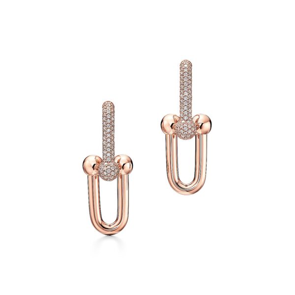 Toxse HardWear Large Link Pave Diamonds Earrings - Image 10