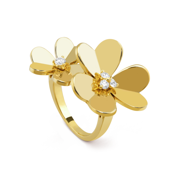 Toxse Diamond Frivole Between The Finger Ring