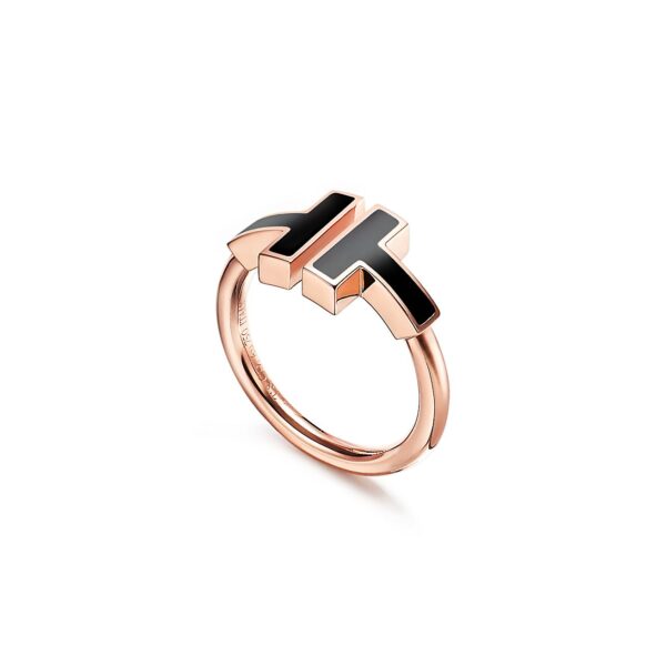 Toxse T Black Onyx Wire Ring - Image 3