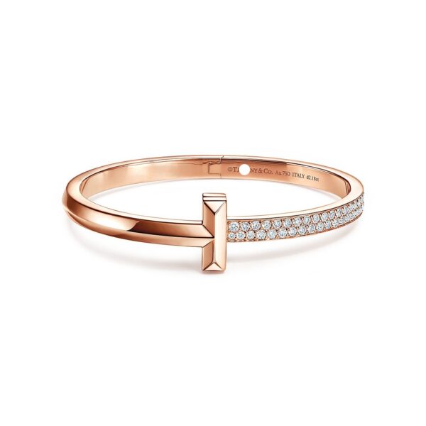 Toxse T1 Wide Diamond Hinged Bracelet