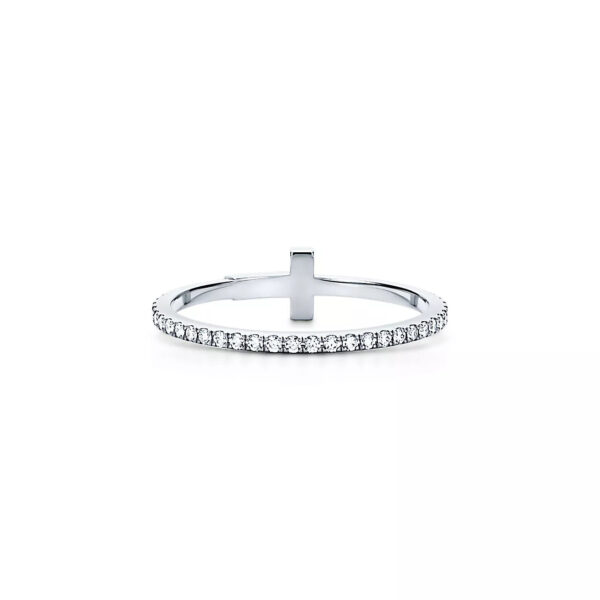 Toxse T Diamond Wire Band Ring - Image 11