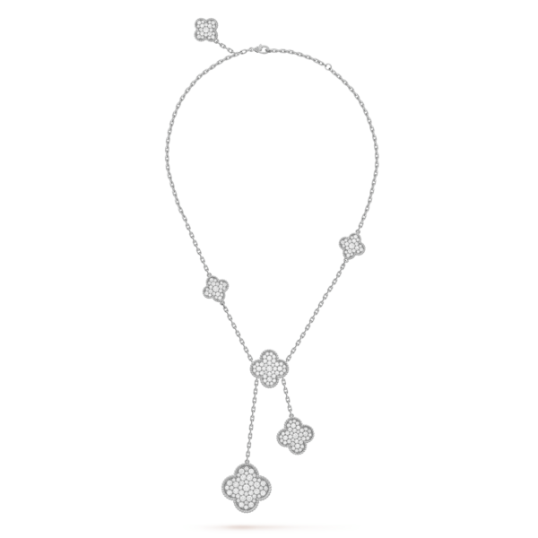 Toxse Magic Alhambra Six Motifs Diamonds Necklace - Image 3