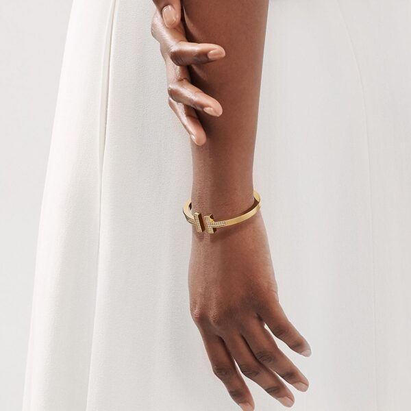 Toxse T Diamond Open Square Bracelet - Image 3