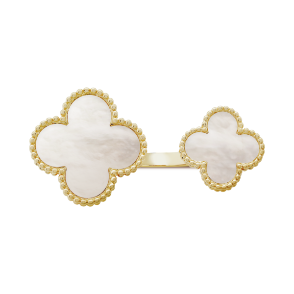Toxse Magic Alhambra Mother Of Pearls Clover Ring - Image 4