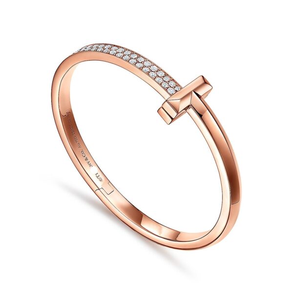 Toxse T1 Wide Diamond Hinged Bracelet - Image 8