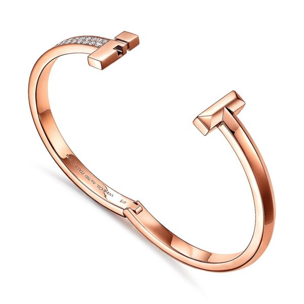 Toxse T1 Wide Diamond Hinged Bracelet - Image 14