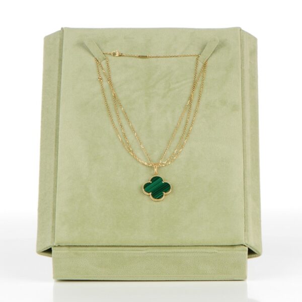 Toxse Magic Alhambra Malachite Necklace - Image 7