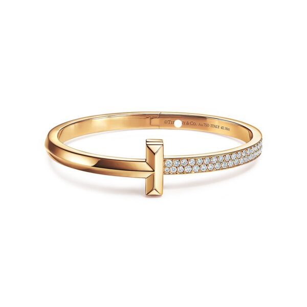 Toxse T1 Wide Diamond Hinged Bracelet - Image 3