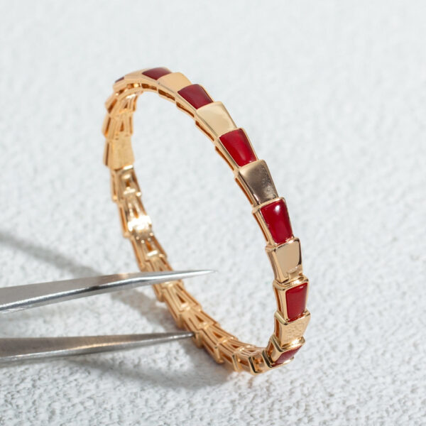 Toxse Serpenti Bracelet Pink Gold Rubellite - Image 3