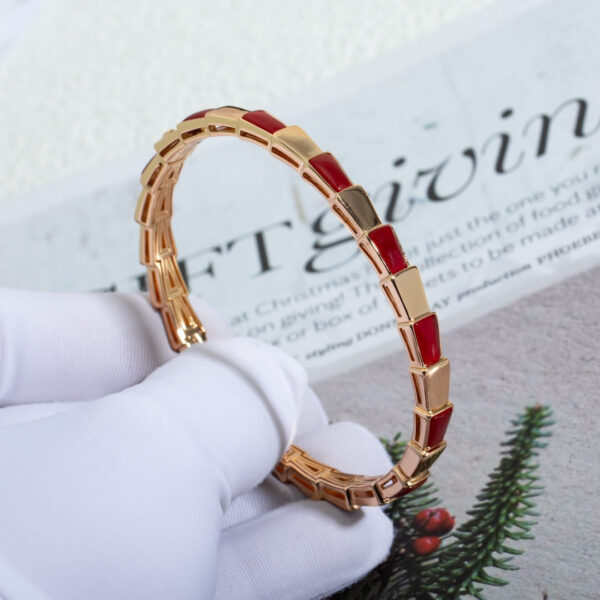 Toxse Serpenti Bracelet Pink Gold Rubellite - Image 4