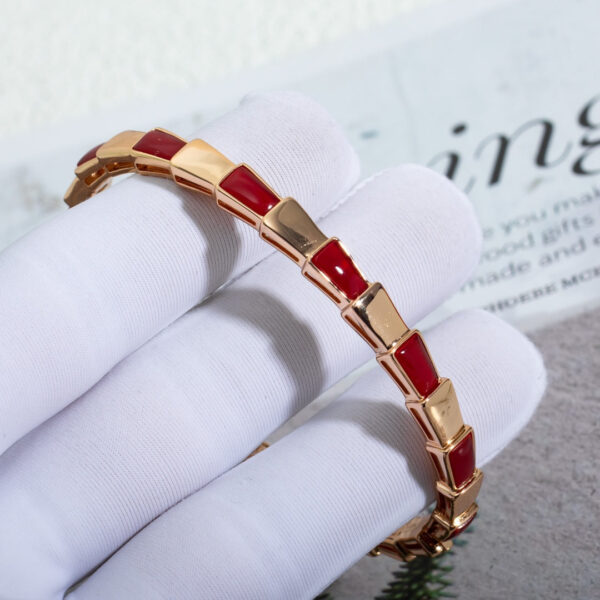 Toxse Serpenti Bracelet Pink Gold Rubellite - Image 5