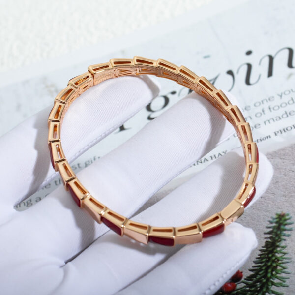 Toxse Serpenti Bracelet Pink Gold Rubellite - Image 6