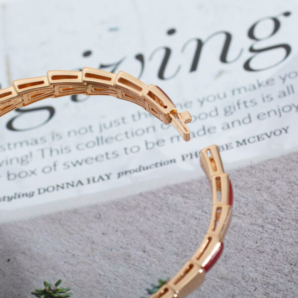 Toxse Serpenti Bracelet Pink Gold Rubellite - Image 7