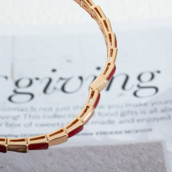 Toxse Serpenti Bracelet Pink Gold Rubellite - Image 8