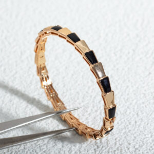 Toxse Serpenti Bracelet Pink Gold Onyx