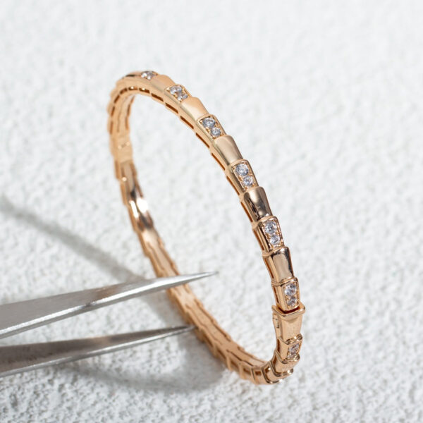 Toxse Serpenti Bracelet Pink Gold Diamond - Image 2