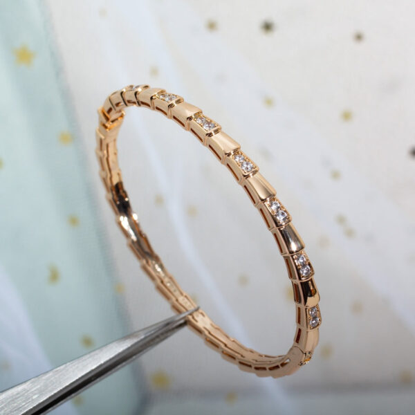 Toxse Serpenti Bracelet Pink Gold Diamond - Image 3