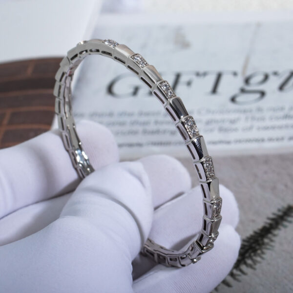 Toxse Serpenti Bracelet Silver Diamond - Image 3