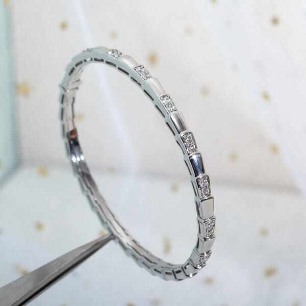 Toxse Serpenti Bracelet Silver Diamond - Image 5