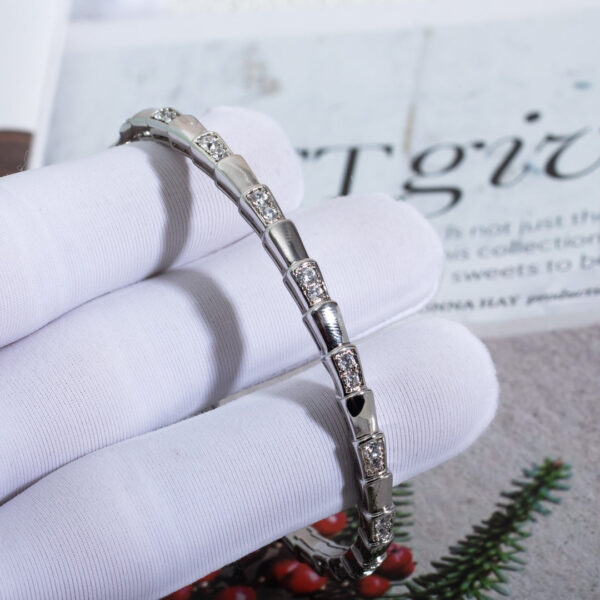 Toxse Serpenti Bracelet Silver Diamond - Image 7
