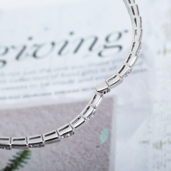 Toxse Serpenti Bracelet Silver Diamond - Image 8