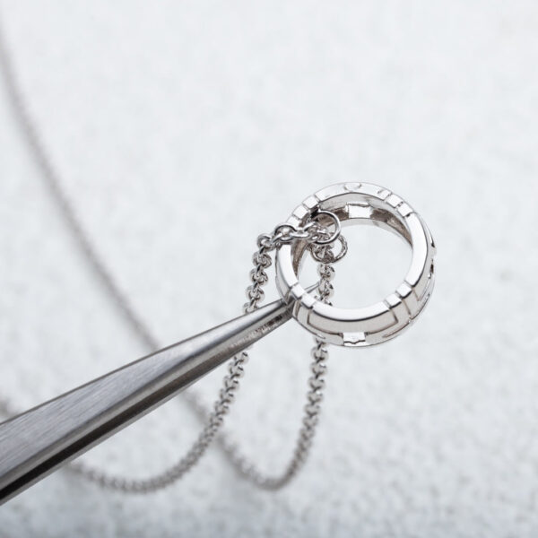 Toxse Parentesi Necklace Silver - Image 4
