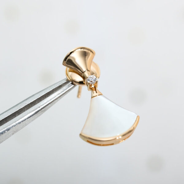 Toxse Dream Mop Pink Gold Earrings - Image 6