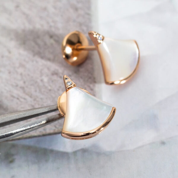 Toxse Divas Dream Earrings Pink Gold - Image 4