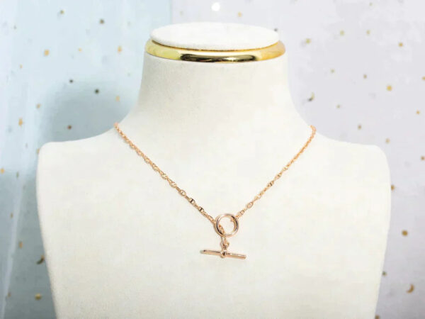Toxse Echapee Necklace Pink Gold - Image 2