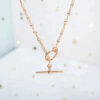 ECHAPEE NECKLACE PINK GOLD