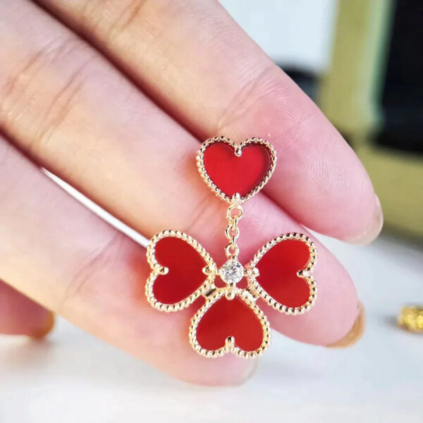 Toxse Sweet Clover Carnelian Earrings - Image 3