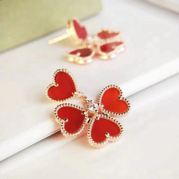 Toxse Sweet Clover Carnelian Earrings - Image 4