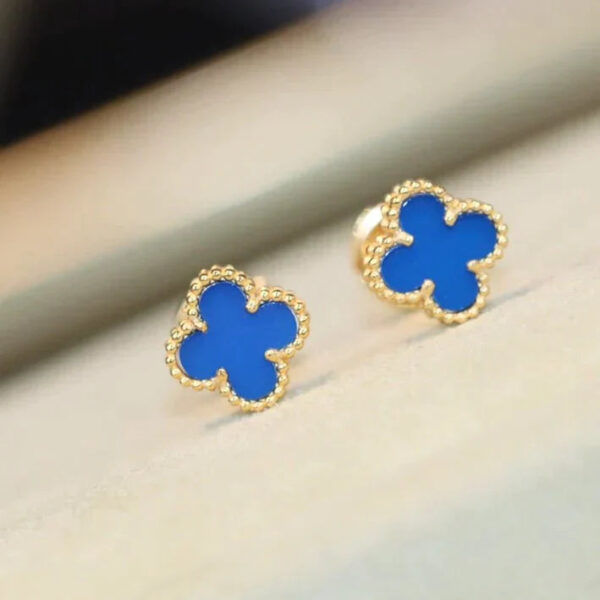 Toxse Clover Mini Turquoise Earrings - Image 3