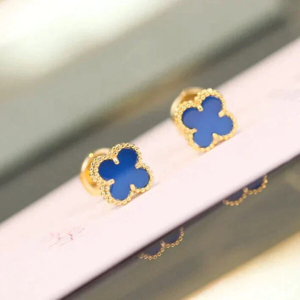 Toxse Clover Mini Turquoise Earrings - Image 5