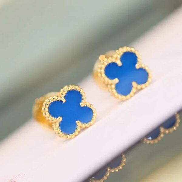 Toxse Clover Mini Turquoise Earrings - Image 6