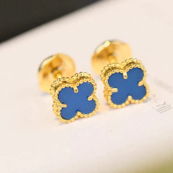 Toxse Clover Mini Turquoise Earrings - Image 7