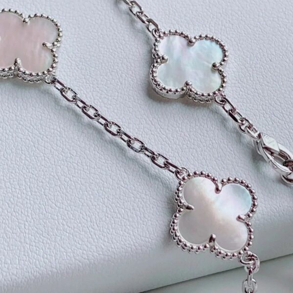 Toxse Vintage Mop Necklace 10 Motifs Silver - Image 6
